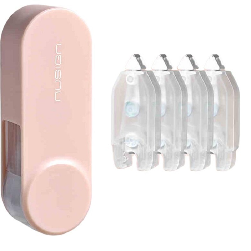 得力(deli) 修正带套装 NS163 1个本体+4个替芯 粉色（单位：套）