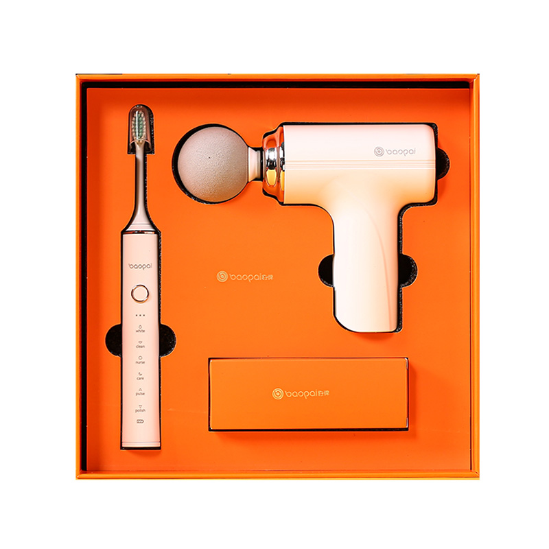 豹牌（BAOPAI） BP-T13 （迷你筋膜枪+电动牙刷） 可然个护套装 白色（单位：套）