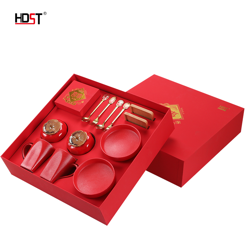 华典世通（HDST） XS-24006 13件套 喜事连连结婚礼品套装 红色（单位：套）