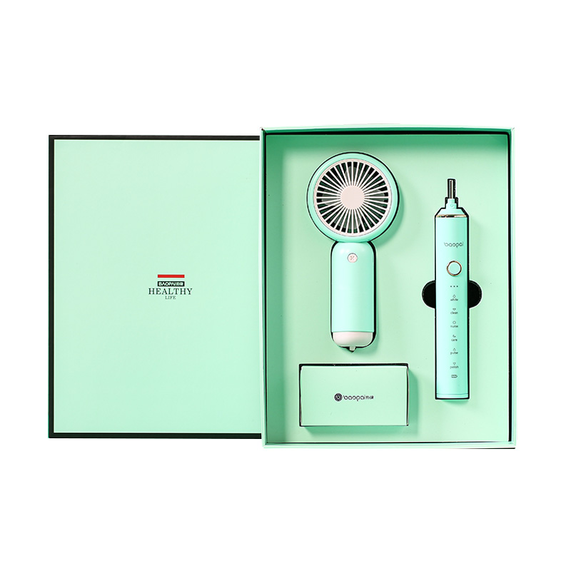 豹牌（BAOPAI） BP-T51 （手持小风扇+电动牙刷） 豹牌风行套装 绿色（单位：套）