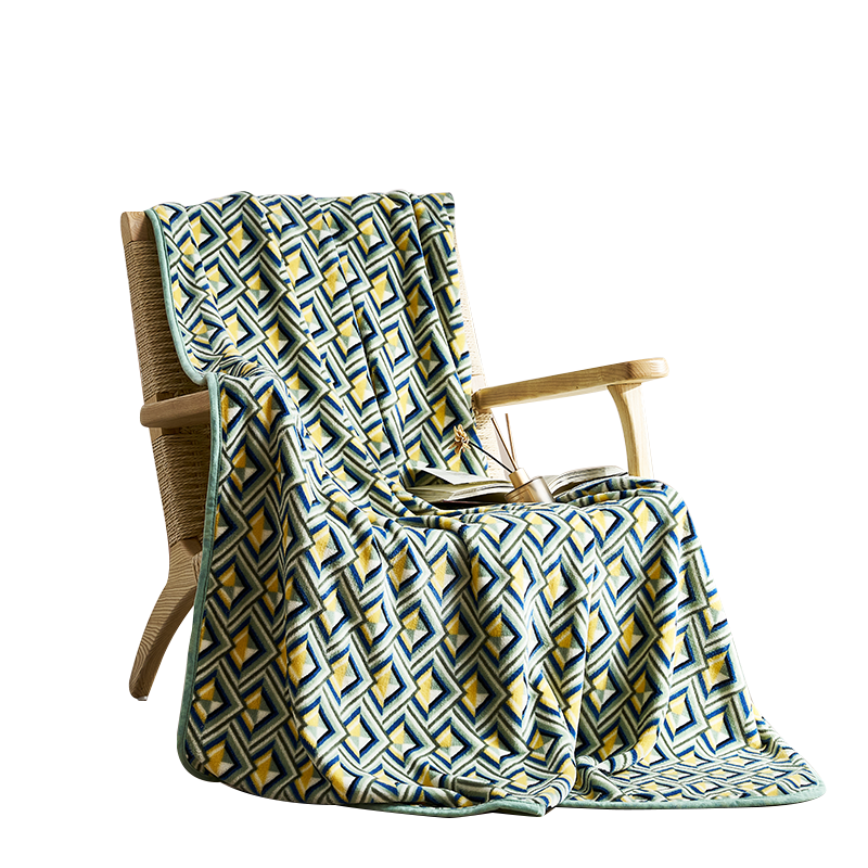 富安娜 加州阳光 180*200cm 双人法兰绒毯 混色（单位：床）