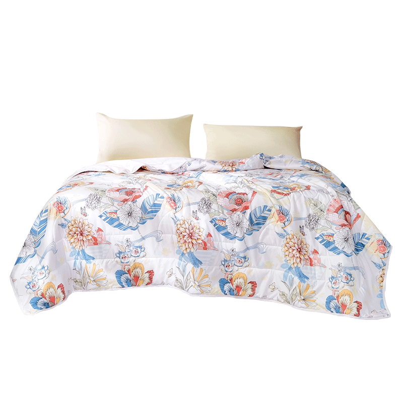 富安娜 半夏.采薇 203*229cm 七孔抗菌印花空调被 203*229cm 花色（单位：床）