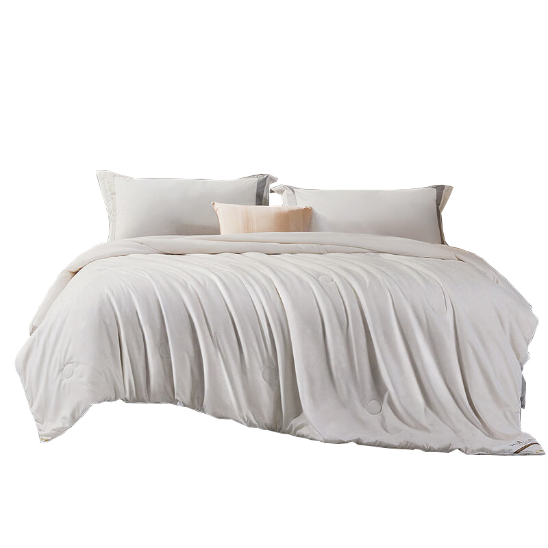 富安娜 蚕丝夏被 203*229cm(400g) 舒妍抗菌 白色（单位：床）