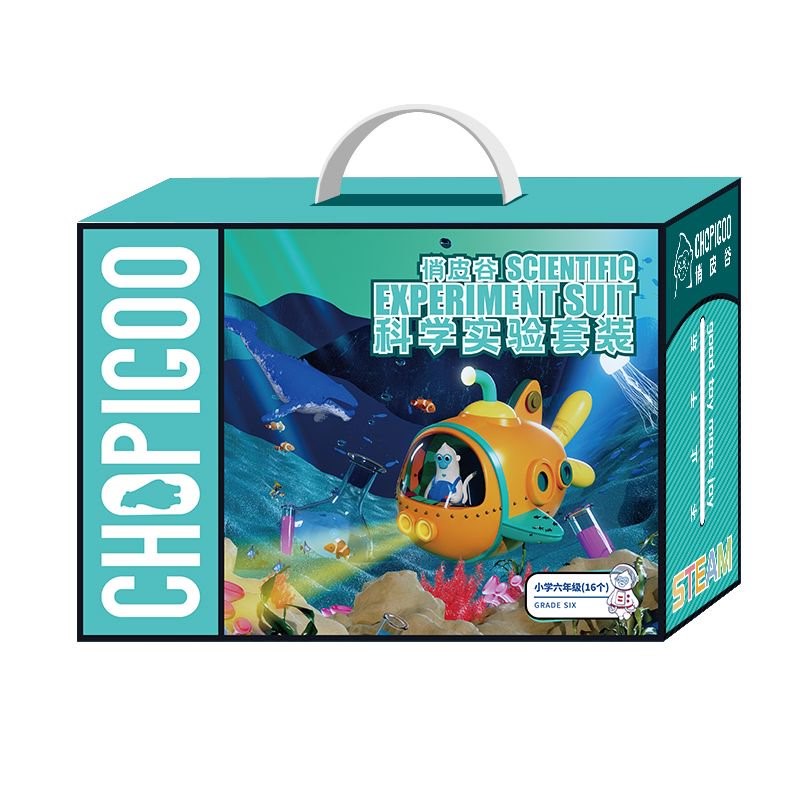 俏皮谷 100506-N 16套 科学小实验套装6年级  蓝色（单位：盒）