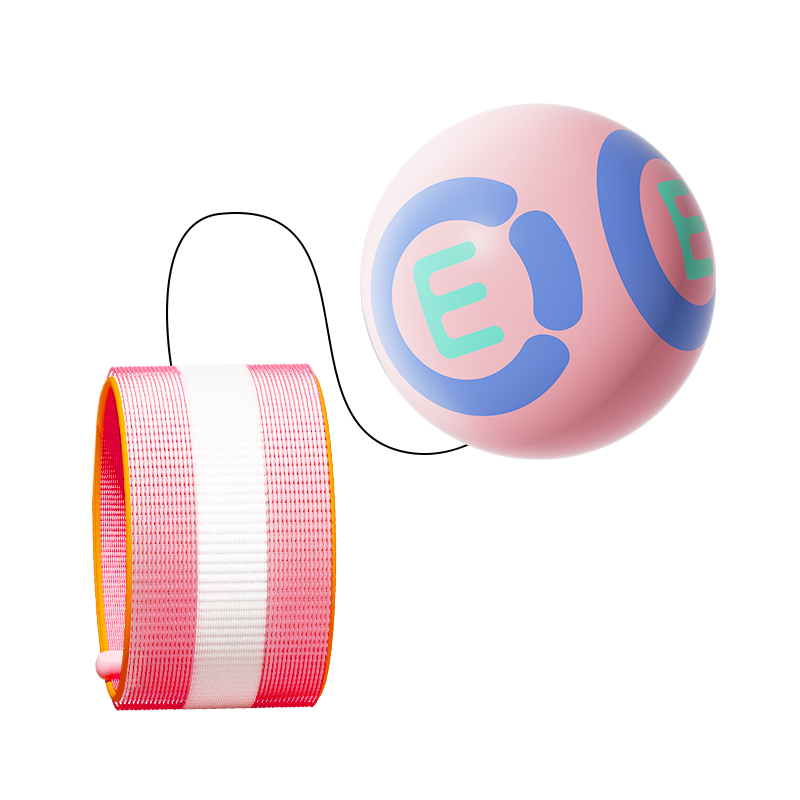 猫太子 10137M8139B 0.1kg 弹力式视力训练球 粉色（单位：盒）