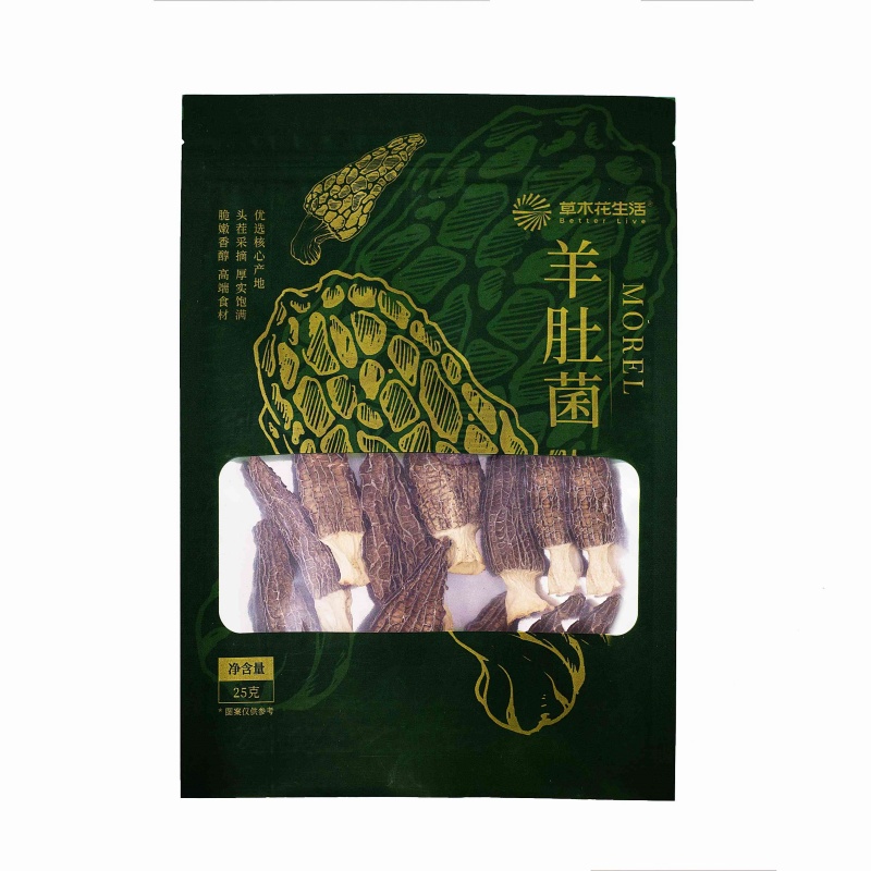 草木花生活 脆嫩香醇 ，高端食材 25g 羊肚菌 绿色（单位：袋）