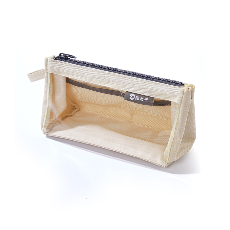 猫太子 10114M9212D 0.18kg 透明笔袋 象牙色（单位：套）