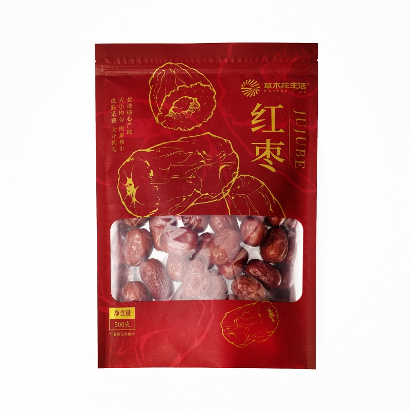 草木花生活 红枣 大小均匀， 肉厚核小 500g 红色（单位：袋）