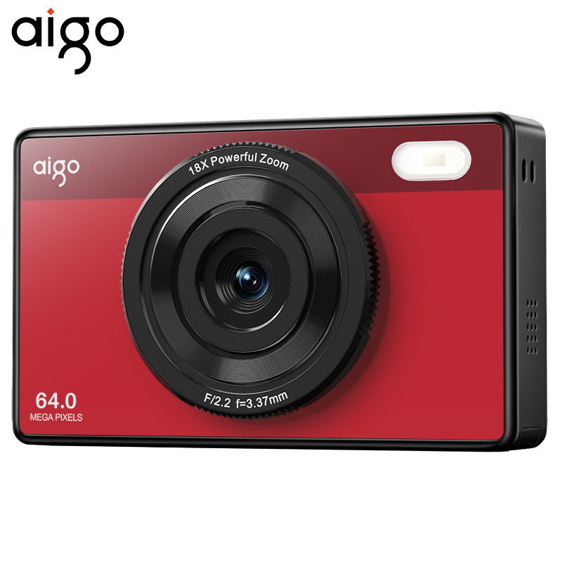 爱国者（aigo） E6 64G  数码相机 双摄 红色（单位：台）