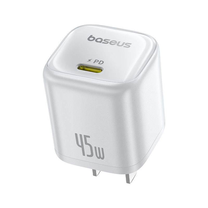 倍思（Baseus） GaN6 Pro 快充充电器 P10162709212-00 1C 45W 白色（单位：个）