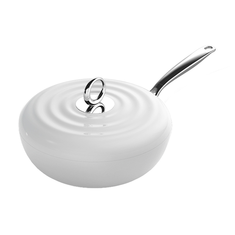 中科德马克（DUMIK） D-CA28B21 炒锅 28cm 珐琅不粘锅  白月光（单位：个）