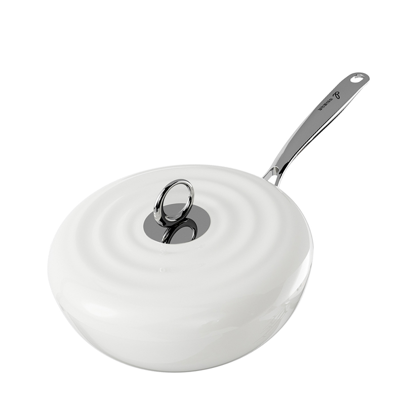 中科德马克（DUMIK） D-CA30B21 炒锅 30cm 珐琅不粘锅  白月光（单位：个）