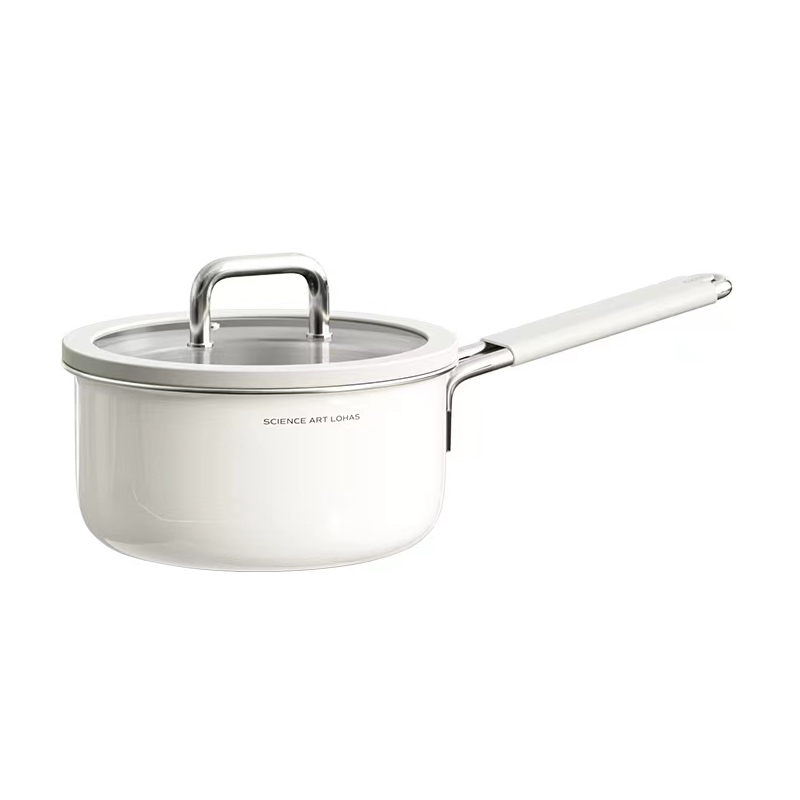 中科德马克（DUMIK） D-NS16N41 奶锅16cm 不锈钢陶瓷  白色（单位：个）