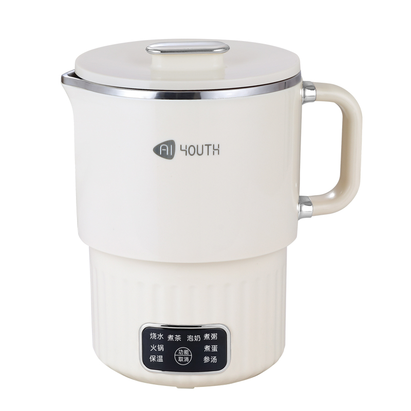 艾青春（AIYOUTH） AI-WT80 0.8L 多功能折叠烧水壶 米白色（单位：台）