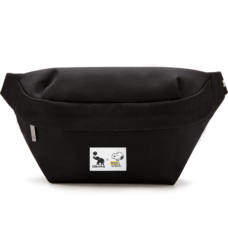 爱华仕（OIWAS） OCY5653 32*7*15*5cm 休闲潮流腰包 黑色（单位：个）