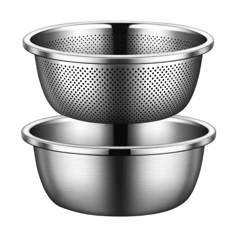 康厨亚 KX5605-2 两件套 料理盆 不锈钢色（单位：套）