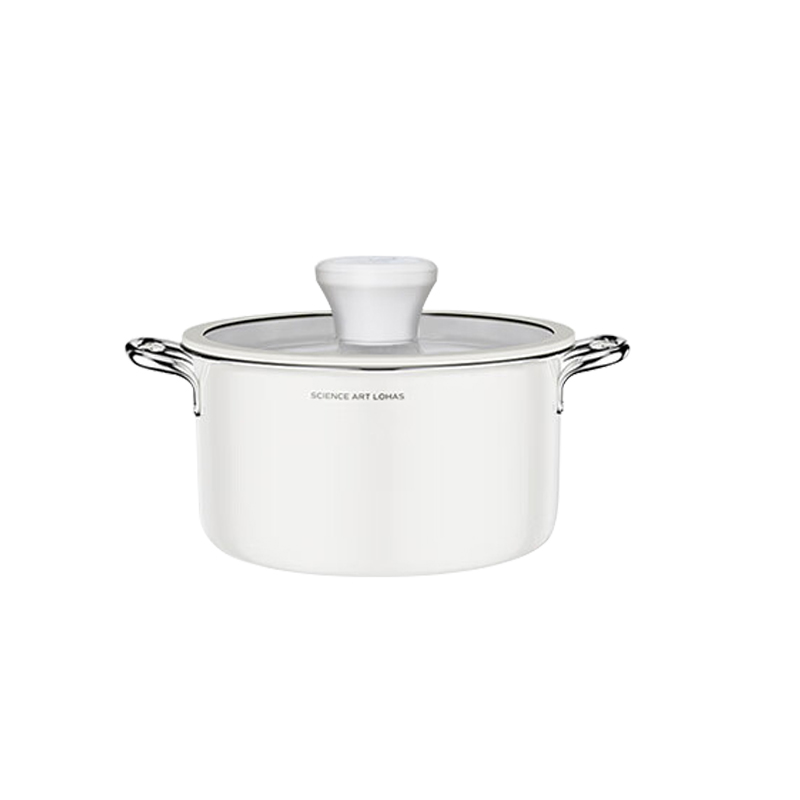 中科德马克（DUMIK） D-TA24C41 汤锅 24CM 陶瓷不锈钢系列  白色（单位：个）