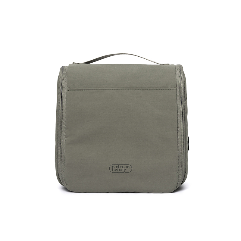 又见美物（embrace beauty） EB1601 21*20*10cm 回彩系列挂式洗漱包 橄榄绿（单位：个）