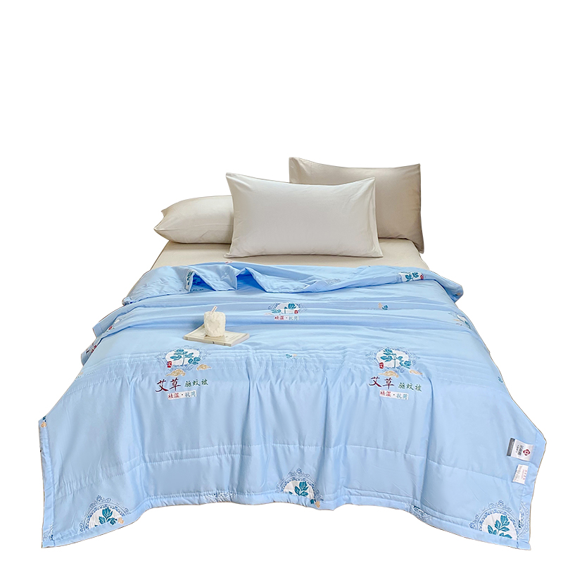 洁丽雅（Grace） JLY-3201 150*200cm 艾草舒柔被 天蓝色（单位：床）