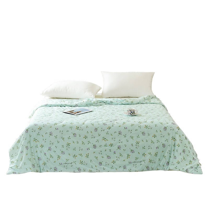 罗曼罗兰（ROMROL） 百草柔香 150*200cm 凉感丝夏被 天蓝色（单位：张）