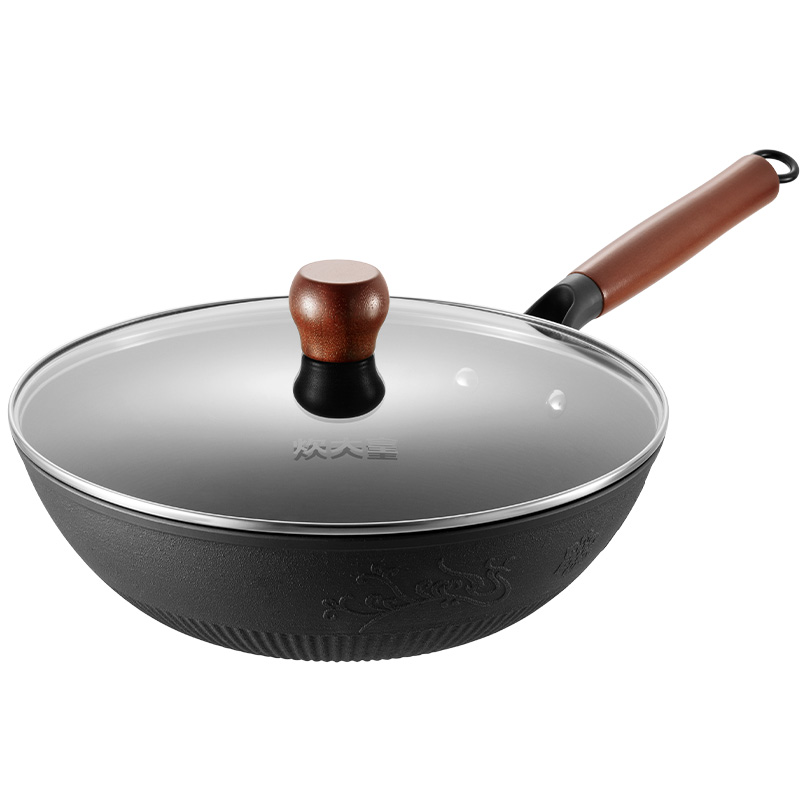 炊大皇 CC30CG 30cm 传承铁锅 黑色（单位：只）