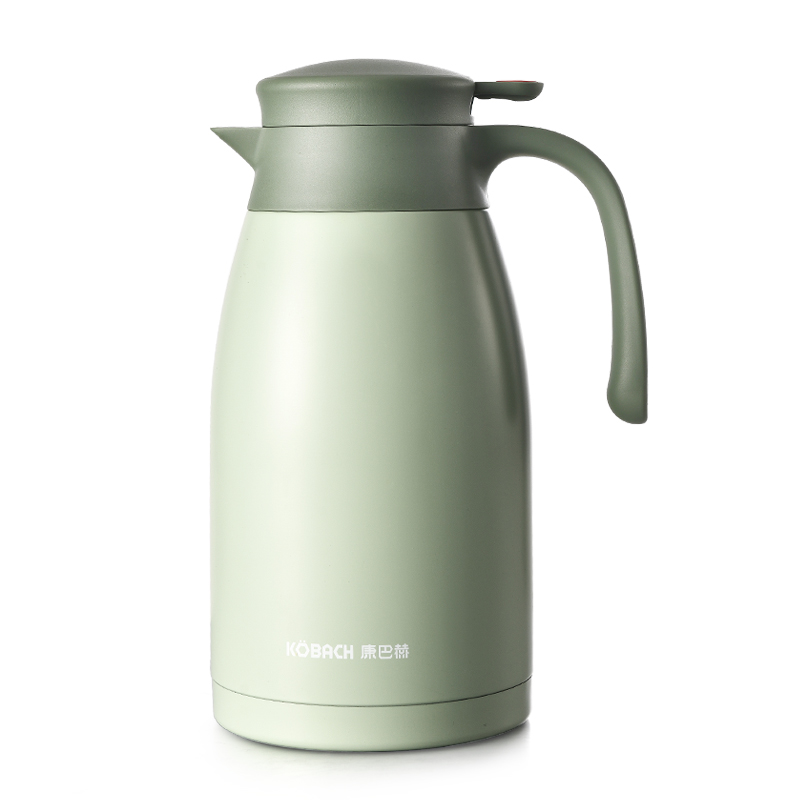 康巴赫 KH-H15B02 1.5L 小红点家用保温壶 灰绿色（单位：个）