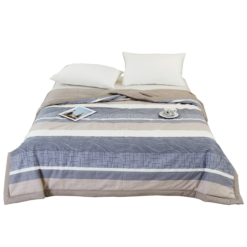 罗曼罗兰（ROMROL） 布兰卡 150*200cm 全棉夏被 灰色（单位：张）