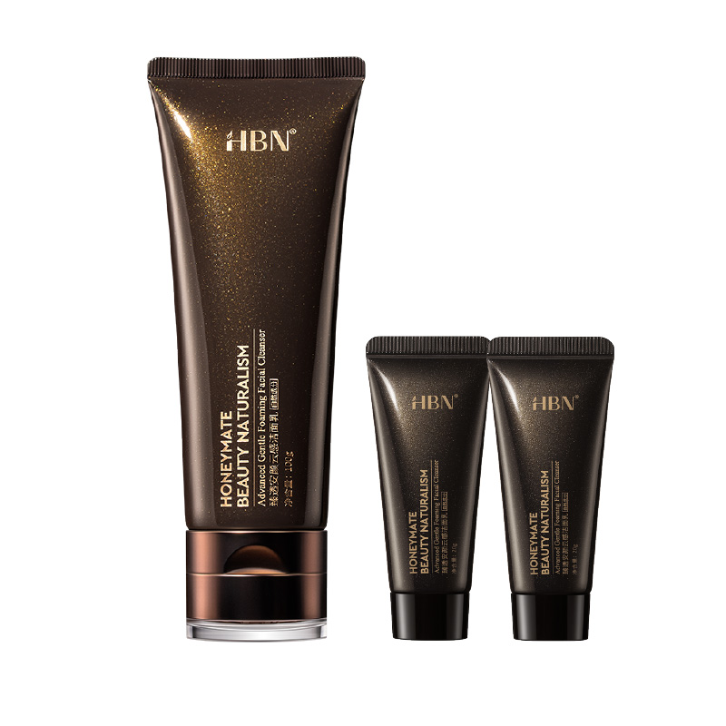 HBN 温和洁面， 深层清洁 JMR200526 臻透安颜云感洁面乳2.0  100g（含洁面乳20g*2） 深灰色（单位：套）