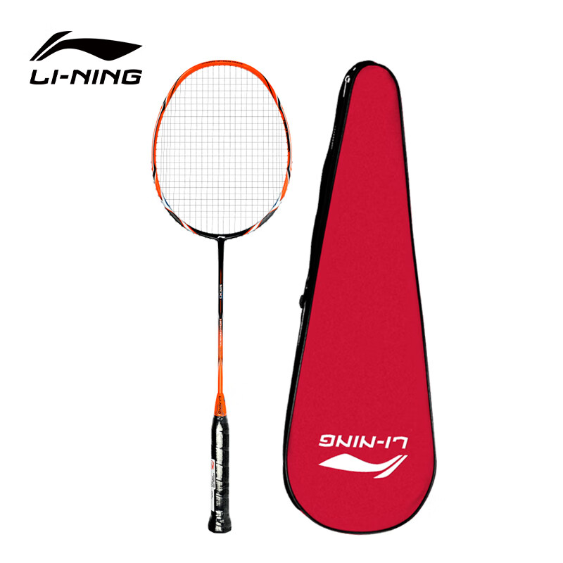  李宁（LI-NING） HC1200 拍身长度675mm 羽毛球拍进阶训练单拍 橙色（单位：支）