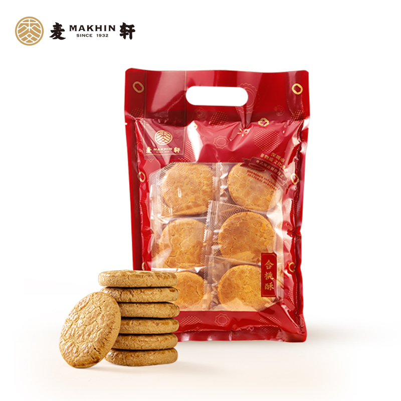 麦轩 合桃酥 400g*2包 非遗代表单品 红色（单位：组）