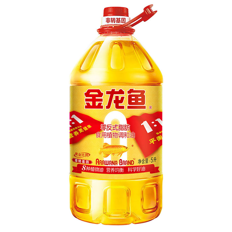 金龙鱼 调和油 黄金比例零反式脂肪 5L 黄色（单位：桶）