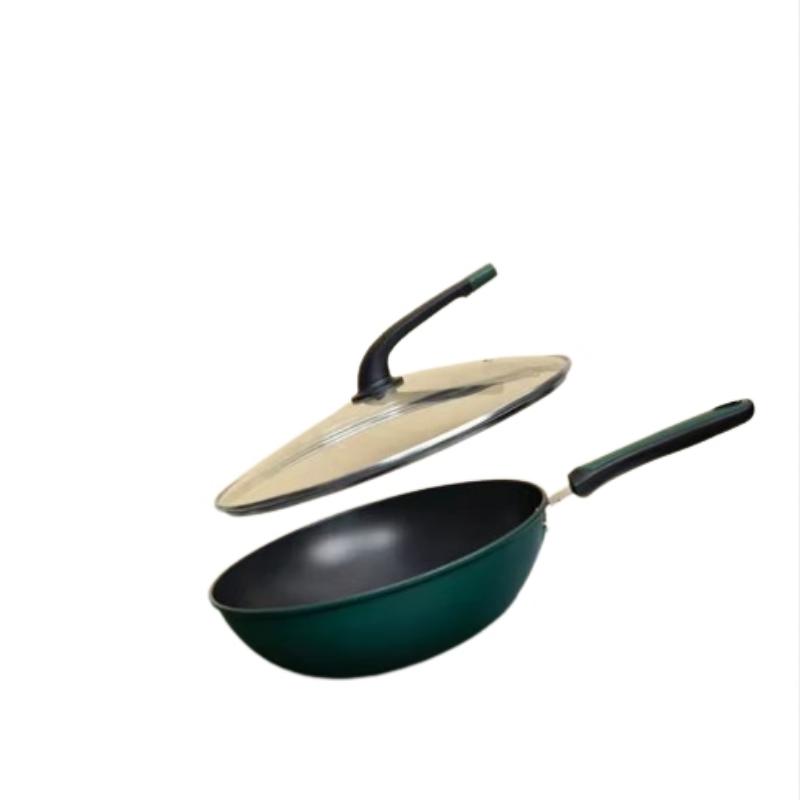 荣事达（Royalstar） RSD002-FJ 32cm 北欧轻奢炒锅 深绿色（单位：个）