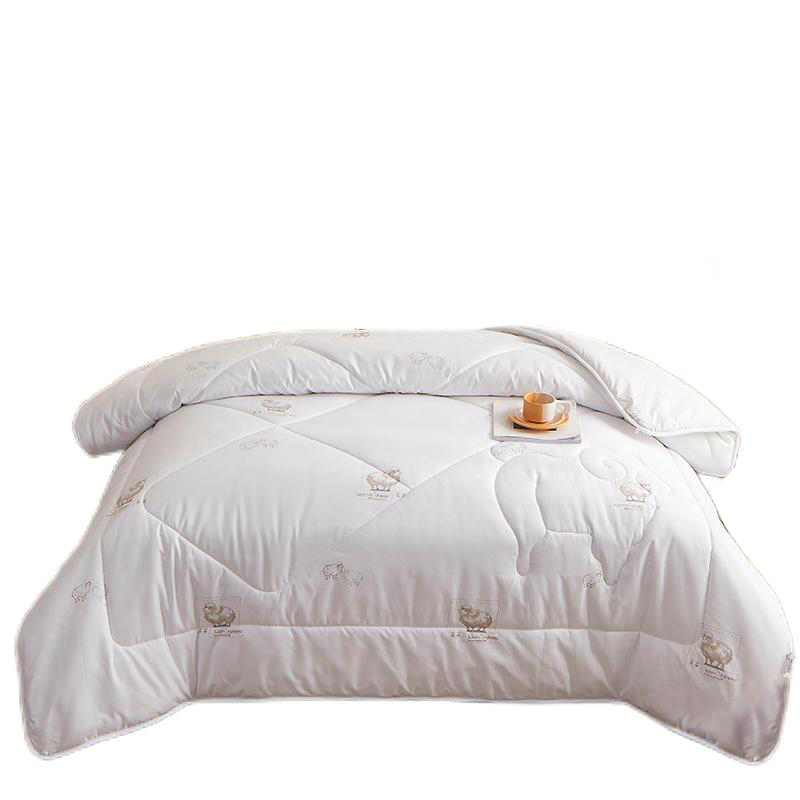 洁丽雅（Grace） JLY-0505 200*230cm2500g 经典羊毛被 白色 白色（单位：床）