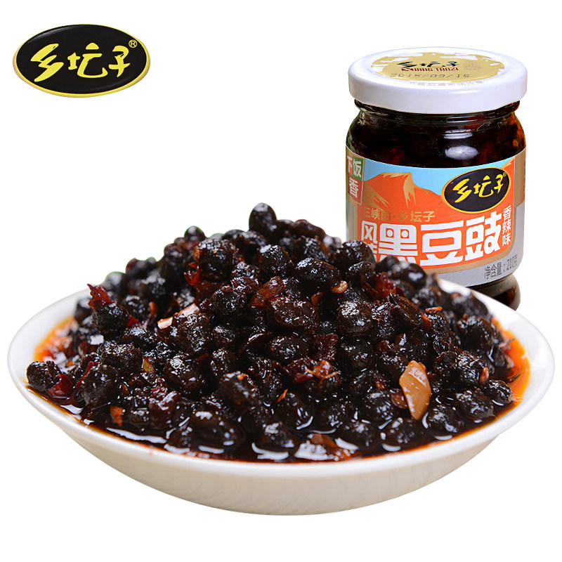 乡坛子 风味黑豆豉 210g*2 醇香味美回味悠长 混色（单位：组）