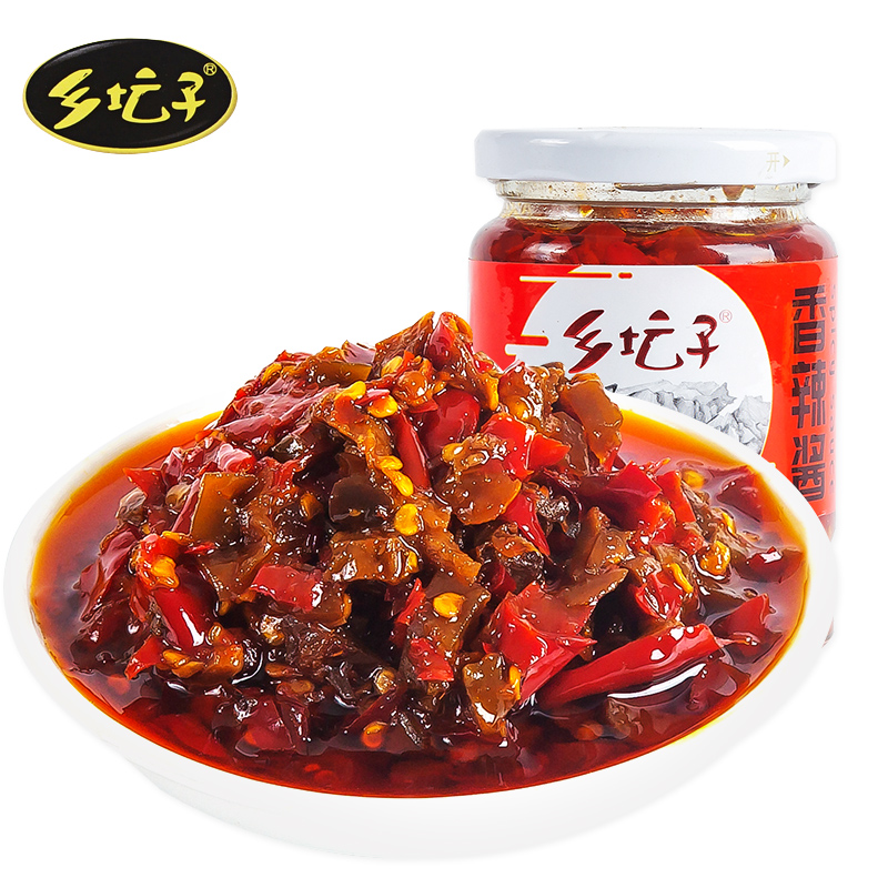 乡坛子 香辣酱 210g*2 鲜辣爽口风味独特 混色（单位：组）