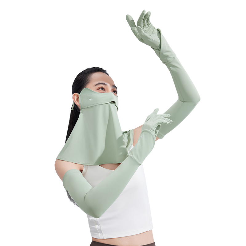 蕉下（beneunder） AL37124 F(均码) 冰薄系列卓护防晒套装 清浅绿（单位：套）