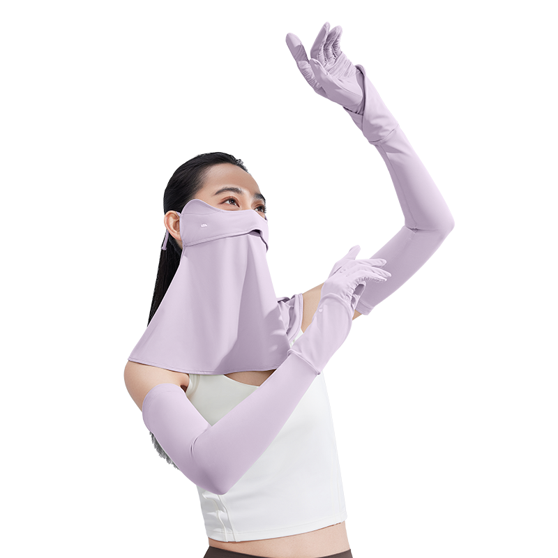 蕉下（beneunder） AL37124 F(均码) 冰薄系列卓护防晒套装 浅藤紫（单位：套）