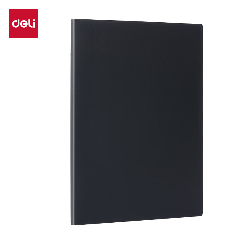 得力(deli) 6910-25 25K100张 皮面本办公笔记本会  黑色（单位：个）