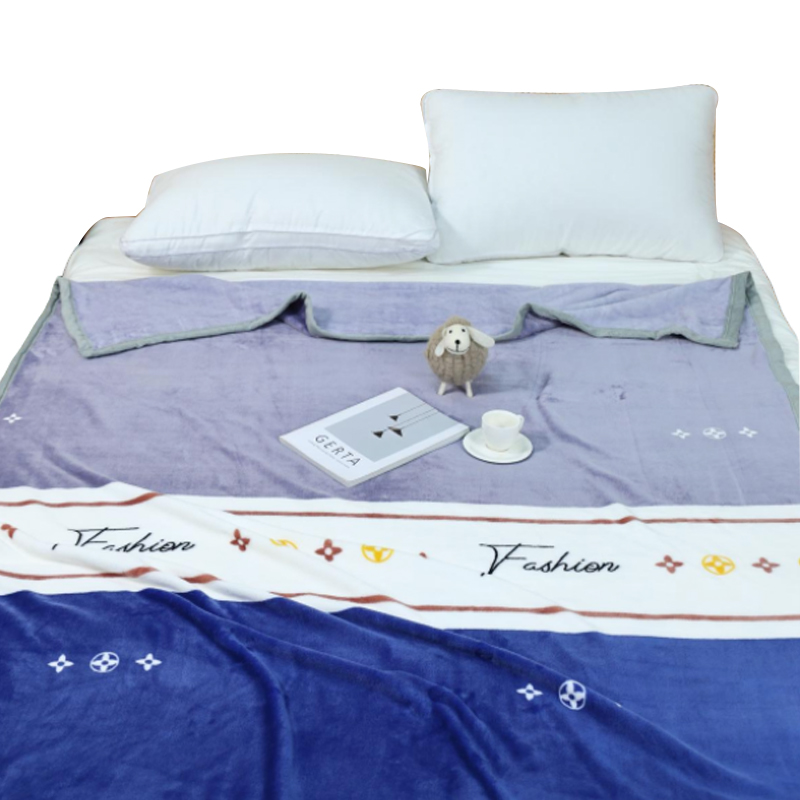 洁丽雅（Grace） CP887-1 150*200cm 法莱绒毯 宝石蓝（单位：床）