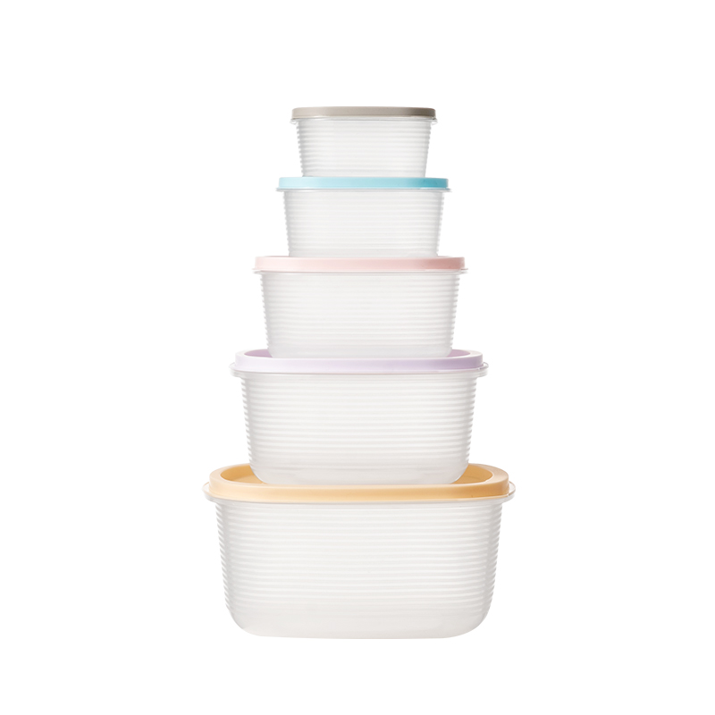 名创优品（MINISO） SO-FJL1128 5件套 收纳保鲜盒 透明色（单位：个）