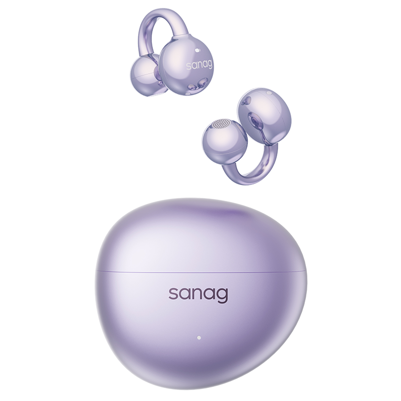 SANAG 降噪耳夹运动蓝牙耳机 S-S7SAI 48小时超长续航 暮光紫（单位：付）