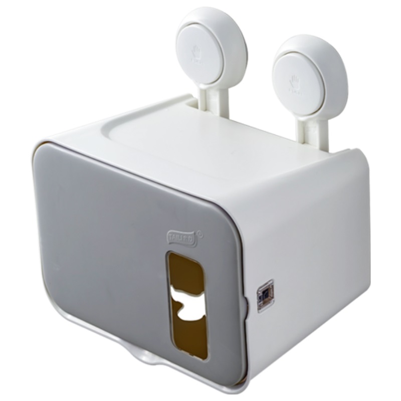 太力 AW637 22.9*22*19.7cm 卫生间纸巾盒 白色（单位：个）