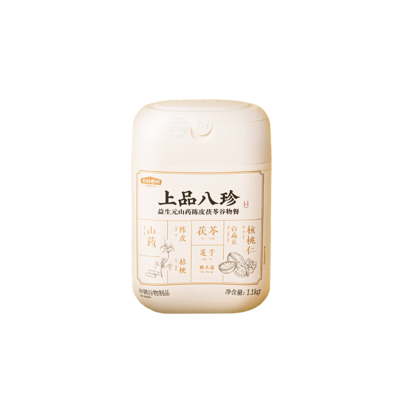 五谷磨房 上品八珍 1100g*1罐 谷物早餐 白色（单位：罐）