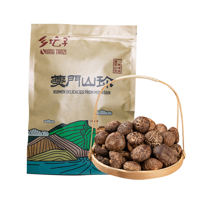 乡坛子 干香菇 250g*1 肉质肥厚菇香浓郁  混色（单位：袋）