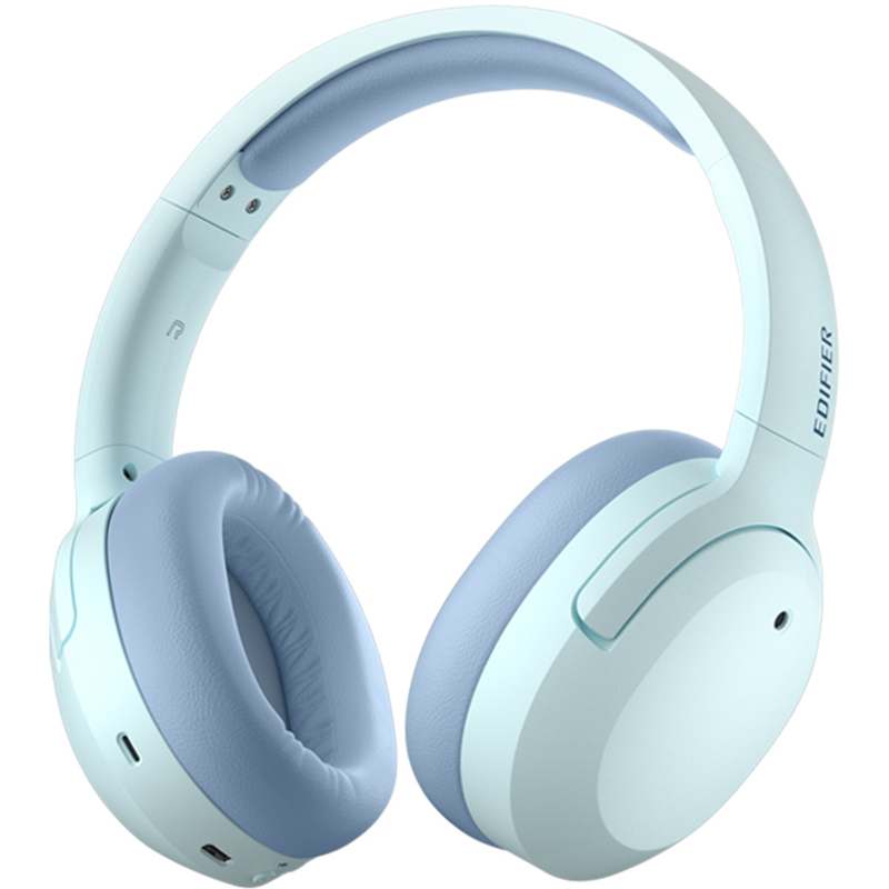 漫步者 W820NB双金标版 蓝牙5.2 头戴式降噪蓝牙耳机  湖光蓝（单位：副）