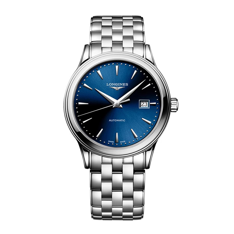 浪琴（LONGINES） L4.984.4.98.6 40.00mm 军旗系列 机械钢带男  蓝色（单位：块）