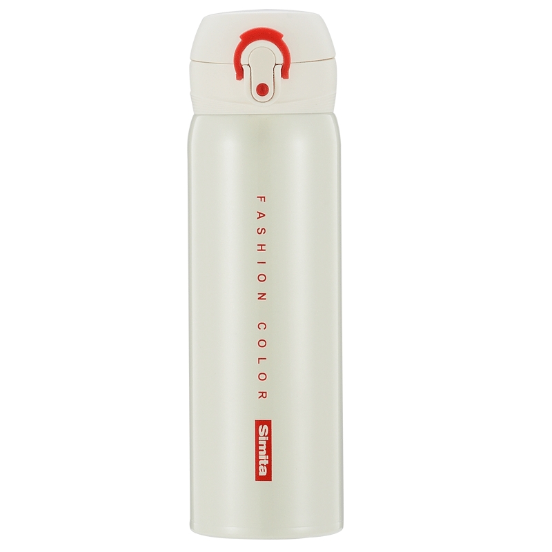 施密特（Simita） 不锈钢保温杯 500ml 保温杯  白色（单位：个）