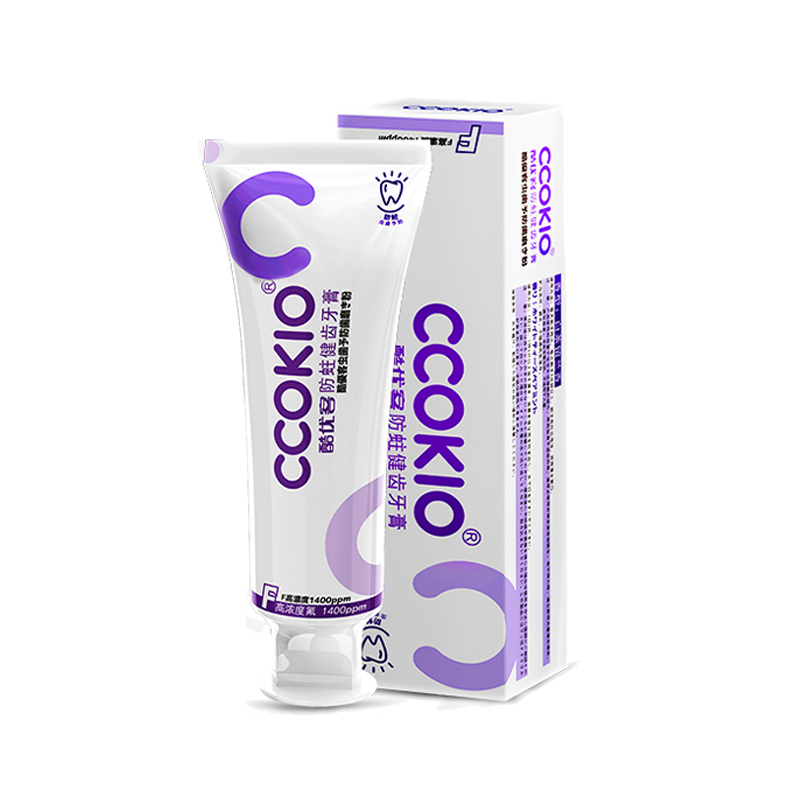 酷优客（CCOKIO） 白茶薄荷 100g/1支 防蛀健齿牙膏 100g*1 白色（单位：支）