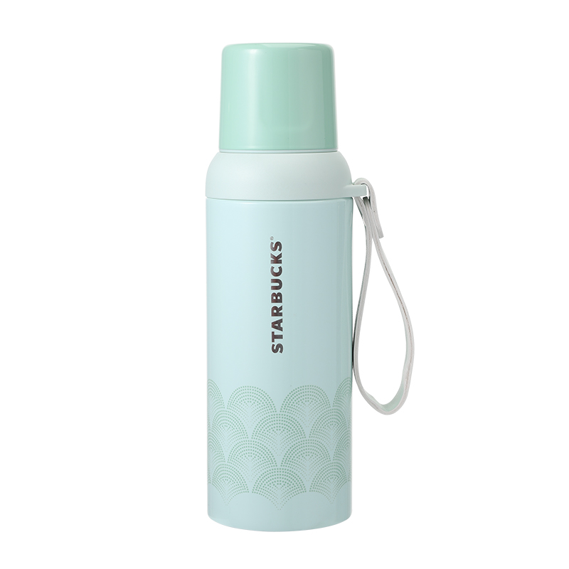  星巴克（Starbucks） 11164858 600ml 旋盖茶滤保温杯  青雾梦影青绿色（单位：个）