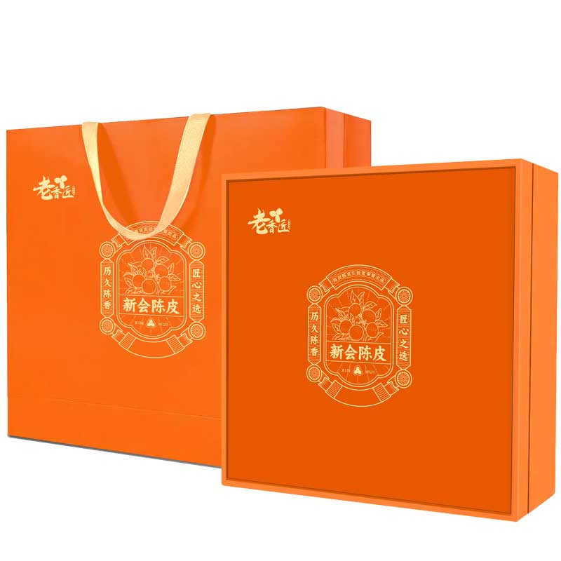 老香匠 八年陈 108g 新会陈皮呈祥礼盒 橙色（单位：套）